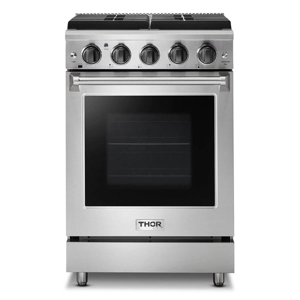thor kitchen lrg2401u 24" wide 3.7 cu. ft. cacity freestanding professional natural s