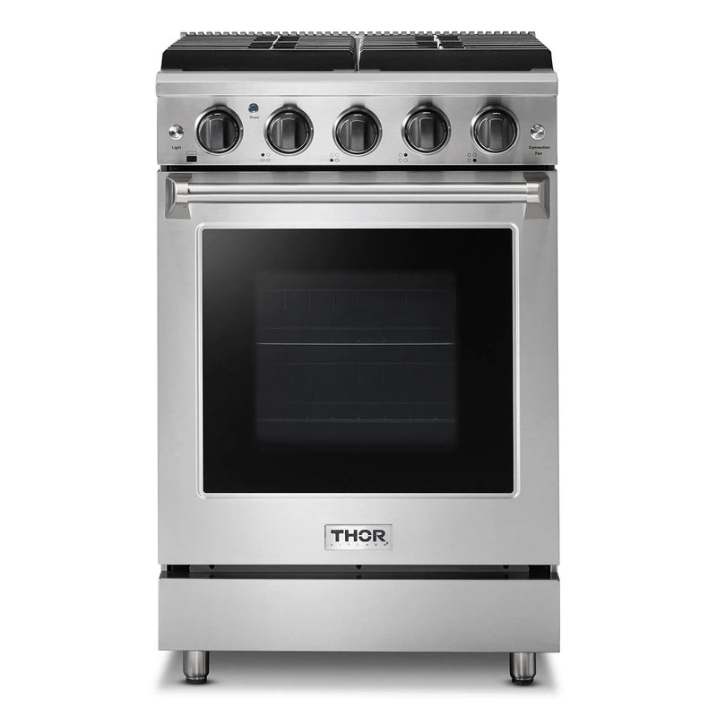 thor kitchen lrg2401u 24" wide 3.7 cu. ft. cacity freestanding professional natural s